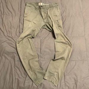 Quicksilver straight tapered Khakki pants